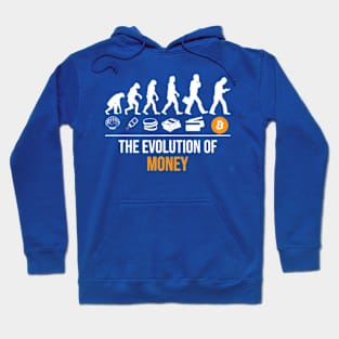 the evolution of money bitcoin 1 Hoodie